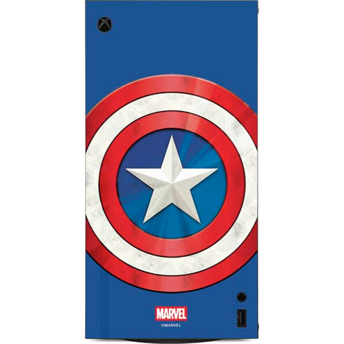 Marvel Captain America Shield XBox Series X Digital Edition Console Skin